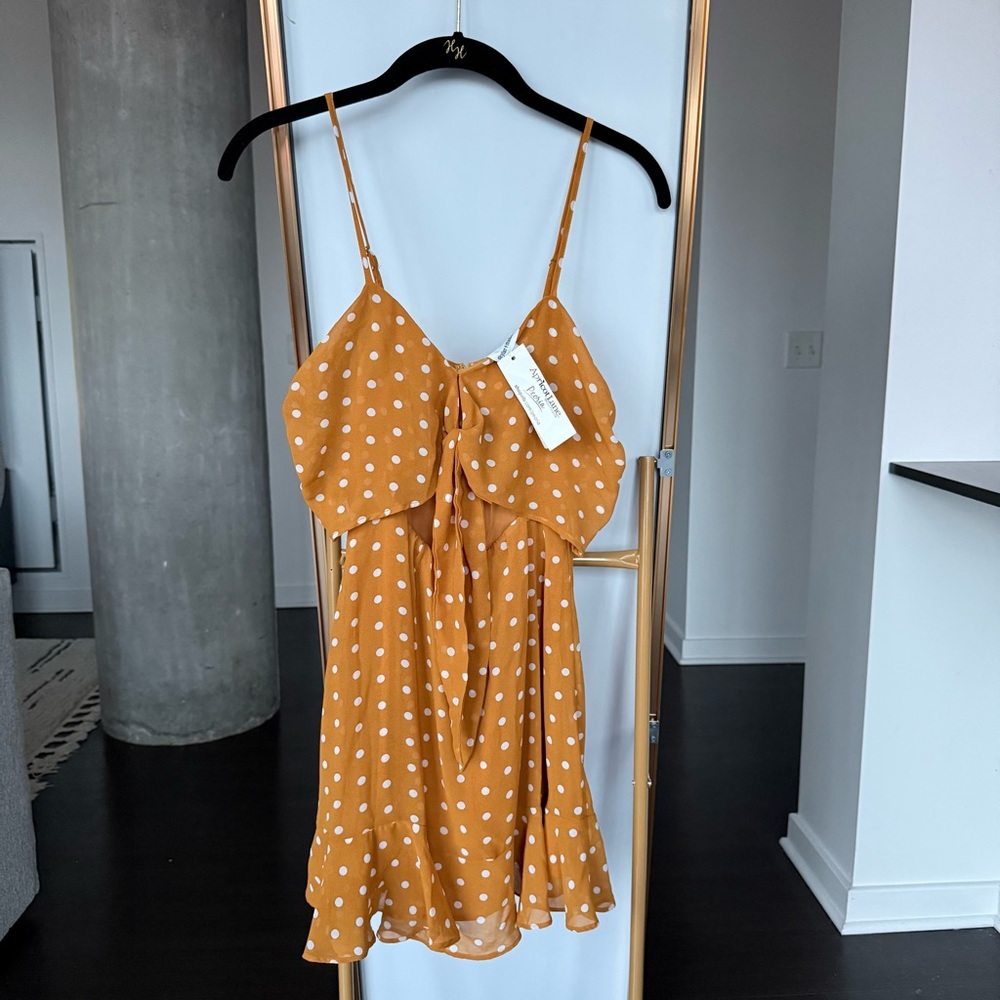 Polka Dot Spaghetti Strap Dress